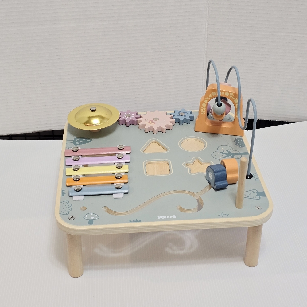 PolarB Wooden Multi Function Activity Table
